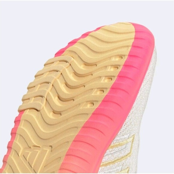 Adidas Kaptir Flow 2.0 Off White Wonder White Lucid Pink JR8090 Men\'s Size 7 main image 4